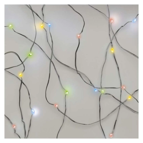 Vánoční osvětlení EMOS D3AM04 ZY1951 20LED nano řetěz stříbrný 1,9m 2xAA multicolor s časovačem (obrázek 5)