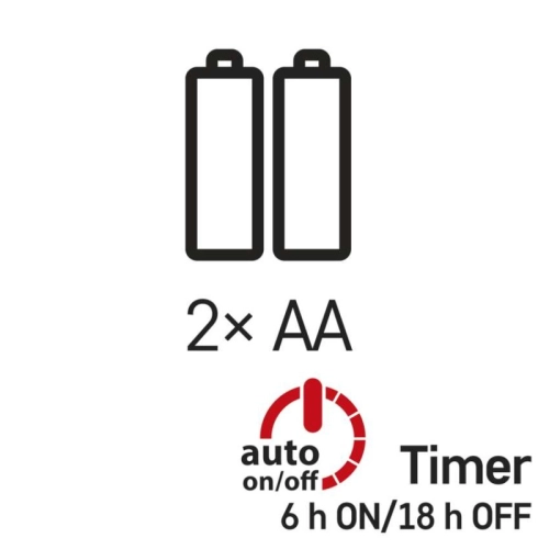 Vánoční osvětlení EMOS D3AM04 ZY1951 20LED nano řetěz stříbrný 1,9m 2xAA multicolor s časovačem (obrázek 6)