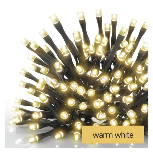 Vánoční osvětlení EMOS D4FW03 ZY2056 120LED řetěz 8,4m 3xAA teplá bílá s časovačem