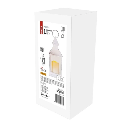 LED lucerna EMOS DCLV01 ZY2114 antik bílá 3xAAA blikající světlo s časovačem (obrázek 6)