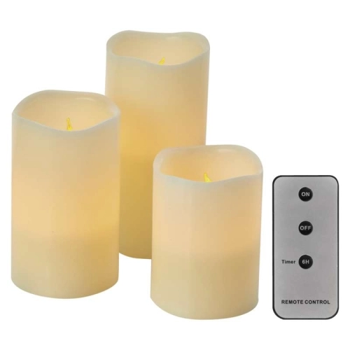 LED dekorace EMOS DCCV07 ZY2143 svíčka 9xAAA ovladač časovač