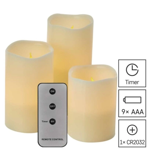 LED dekorace EMOS DCCV07 ZY2143 svíčka 9xAAA ovladač časovač (obrázek 7)