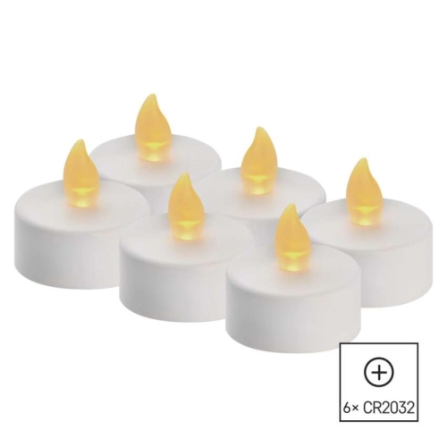LED dekorace EMOS DCCV11 ZY2149 čajová svíčka bílá CR2032 (blistr 6ks) (obrázek 9)