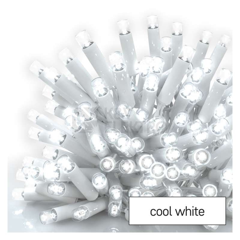 Obrázek produktu Propojovací vánoční řetěz bez zdroje EMOS Connecting D2AC02 ZY2156 50LED 5m studená bílá 0