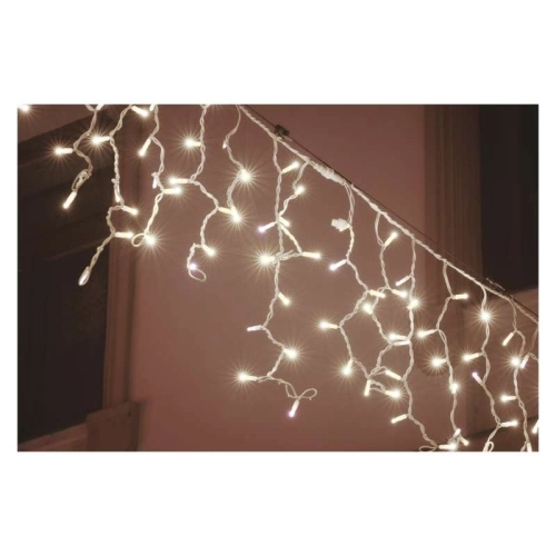 Propojovací vánoční řetěz bez zdroje EMOS Connecting D2CC02 ZY2158 50LED krápníky 3m studená bílá (obrázek 3)