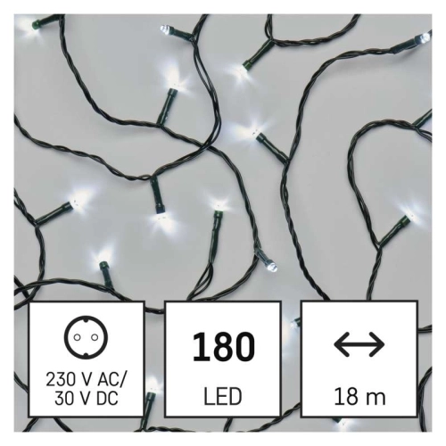 Vánoční osvětlení EMOS D4AC09 ZY2159 180LED řetěz 18m studená bílá 8 programů svícení (obrázek 11)