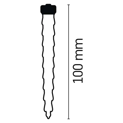 LED vánoční girlanda EMOS DCGC01 ZY2164 10x rampouch 1,35m 2xAA studená bílá (obrázek 4)