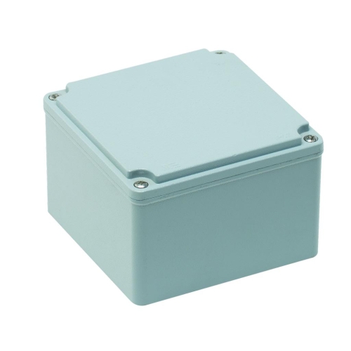 Levně Krabice hliníková METEBOX 130x130x90mm na omítku IP67