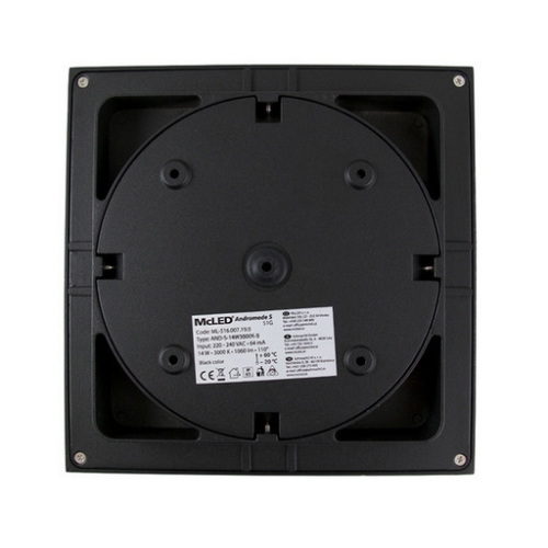 LED svítidlo McLED Andromede S, 14W, 4000K, IP65, černá ML-516.008.19.0