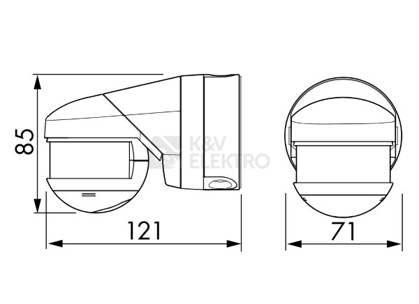 Obrázek produktu Pohybové čidlo B.E.G. LUXOMAT RC-plus next N 230 bílá 3