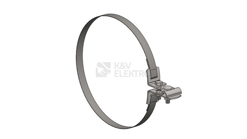 Obrázek produktu Svorka na okapové potrubí s páskou D T TECHNIC ST 103310 0