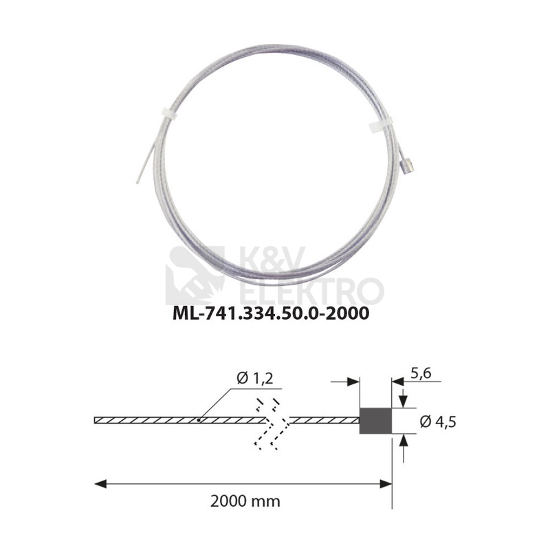 Obrázek produktu  Sada k zavěšení 2m McLED ML-741.334.50.0-2000 0