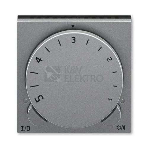 ABB Levit M termostat otočný 3292H-A10101 69 ocelová/kouřová černá