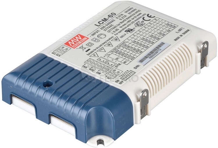 Obrázek produktu  Stmívatelný LED driver MEAN WELL LCM-60 6-kanálů 60W 1-10V 0