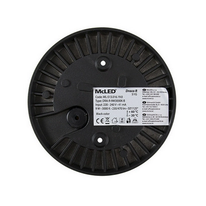 LED svítidlo McLED Draco R, 9W, 4000K, IP65, černá ML-513.017.19.0 (obrázek 6)