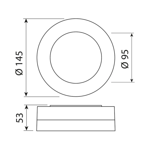 LED svítidlo McLED Draco R, 9W, 4000K, IP65, černá ML-513.017.19.0 (obrázek 7)