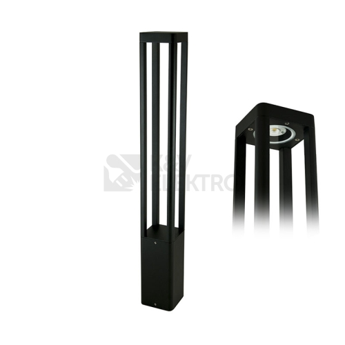 Sloupkové LED svítidlo McLED Rhea 7W 3000K IP65 černá ML-515.009.19.0