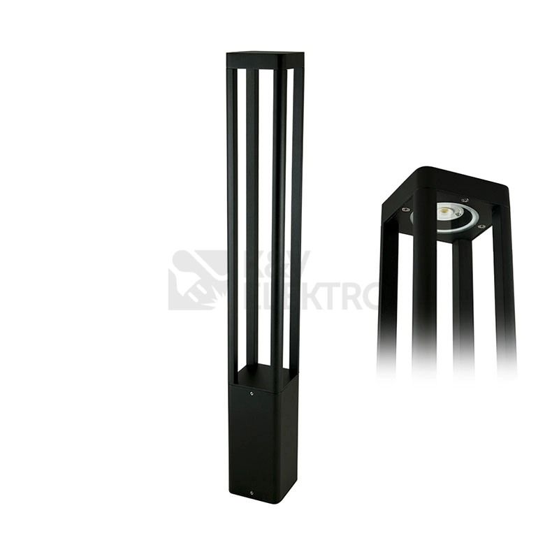 Obrázek produktu Sloupkové LED svítidlo McLED Rhea 7W 4000K IP65 černá ML-515.010.19.0 0