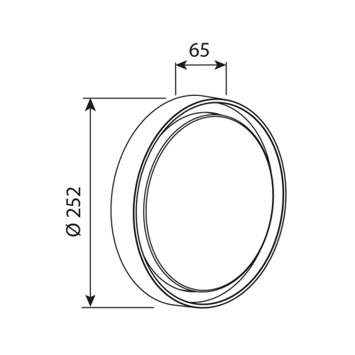 LED svítidlo McLED Andromede R 14W 3000K IP65 černá ML-516.005.19.0