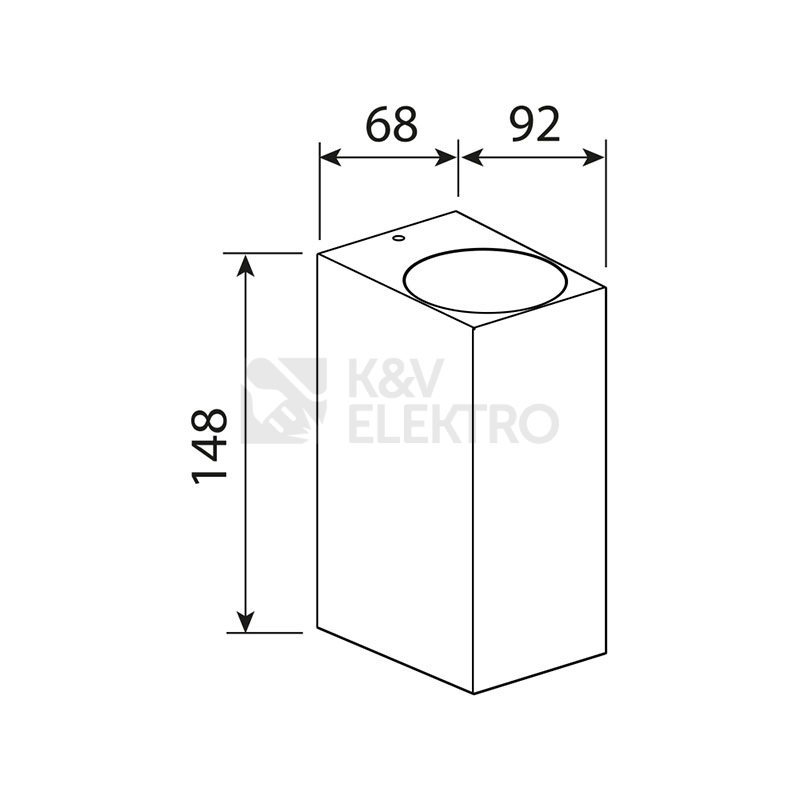 Obrázek produktu LED svítidlo McLED Revos 2S 6W 4000K IP65 černá ML-518.008.19.0 2