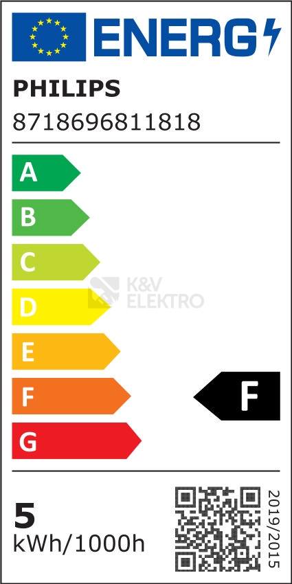 Obrázek produktu LED žárovka E27 Philips R63 4,5W (60W) teplá bílá (2700K) stmívatelná, reflektor 36° 1