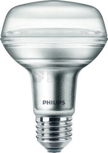 Obrázek produktu LED žárovka E27 Philips R80 8W (100W) teplá bílá (2700K), reflektor 36° 0