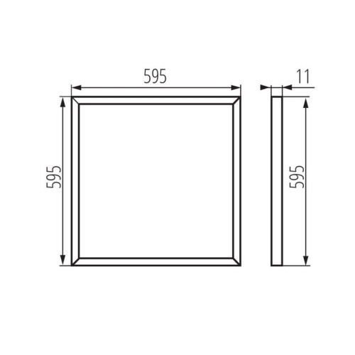 LED panel Kanlux BRAVO PU36W6060NW W 28002 (obrázek 3)