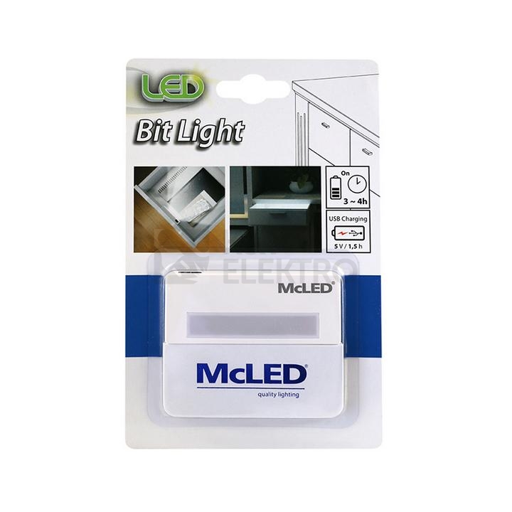 Obrázek produktu Šuplíkové LED svítidlo McLED Bit light dobíjecí 330mAh senzor pro automatické rozsvícení ML-451.001.66.0 3