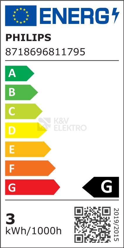 Obrázek produktu LED žárovka E27 Philips R63 3W (40W) teplá bílá (2700K), reflektor 36° 1