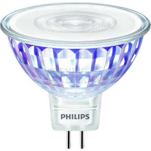 LED žárovka GU5,3 MR16 Philips 7W (50W) teplá bílá (2700K), reflektor 12V 36°