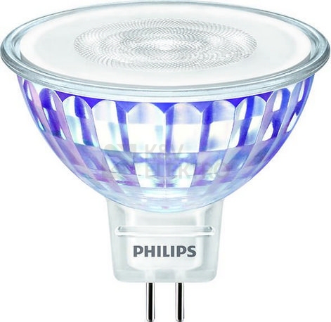 Obrázek produktu LED žárovka GU5,3 MR16 Philips 7W (50W) teplá bílá (3000K), reflektor 12V 36° 0