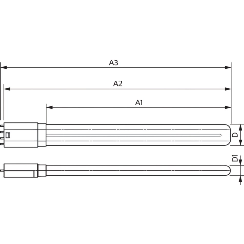 LED žárovka 2G11 (4piny) Philips PLL 24W (55W) teplá bílá (3000K) (obrázek 3)