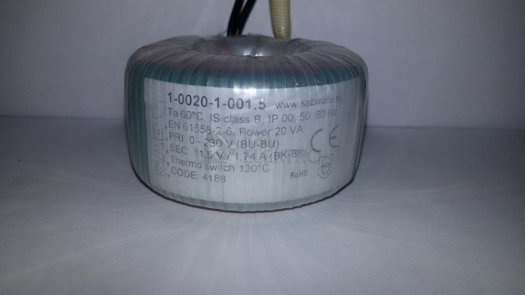 Obrázek produktu  Toroidní transformátor 80VA 230V/12V/6,96A 1