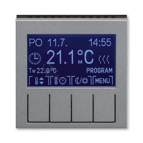 Obrázek produktu ABB Levit M termostat pokojový ocelová/kouřová černá 3292H-A10301 69 programovatelný 0