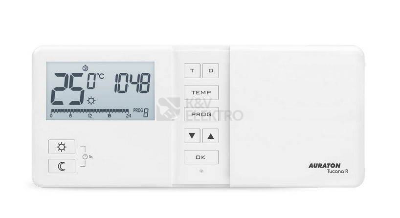 Obrázek produktu Bezdrátový termostat AURATON Tucana SET R25 RT s týdenním programem 3