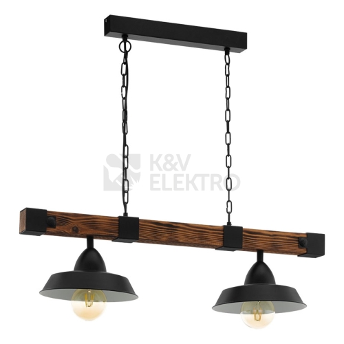 Lustr na řetězu EGLO Oldbury 49684 2xE27/60W