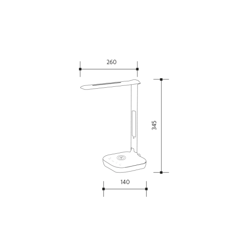 Stolní LED lampička s RGB podsvícením Panlux ROBIN RGB PN15300017 (obrázek 7)