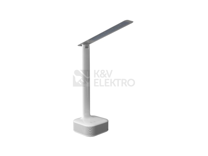 Obrázek produktu Stolní lampička LED Panlux ROBIN MUSIC bílá s bluetooth reproduktorem PN15300018 0