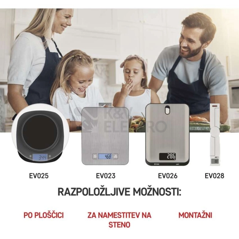 Obrázek produktu Digitální kuchyňská váha EMOS EV023 stříbrná 27