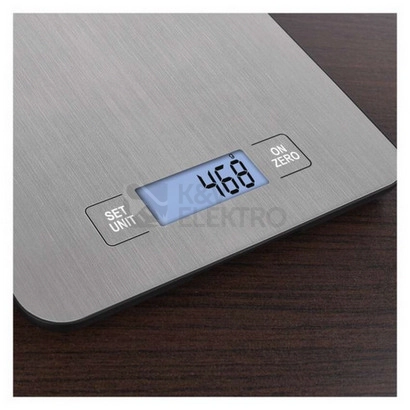Obrázek produktu Digitální kuchyňská váha EMOS EV023 stříbrná 46
