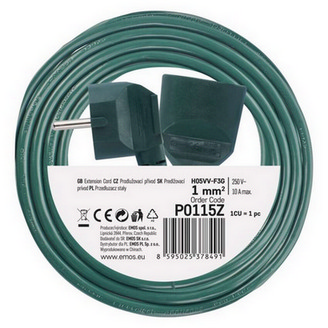 Prodlužovací kabel EMOS 5m/1zásuvka zelená P0115Z 1912310500 (obrázek 6)