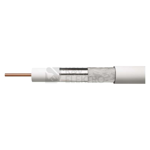  Koaxiální kabel CB21D EMOS S5273 bílý