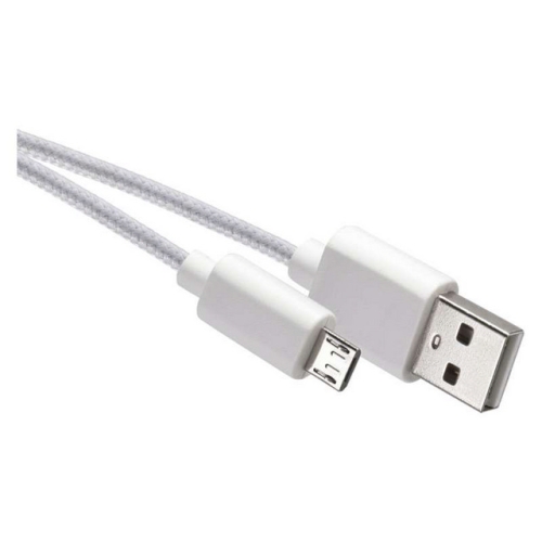 Levně USB kabel EMOS 2.0 A/M - micro B/M 1m bílý SM7006W