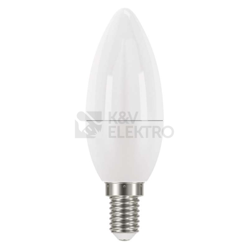  LED žárovka E14 EMOS Classic Candle 6W (40W) studená bílá (6500K) svíčka