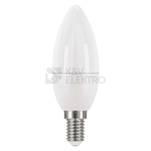 LED žárovka E14 EMOS Classic Candle 6W (40W) studená bílá (6500K) svíčka
