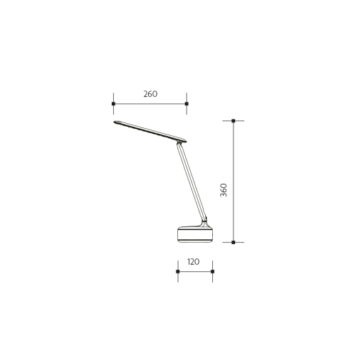 Stolní lampička LED Panlux ROBIN MUSIC černá s bluetooth reproduktorem PN15300019