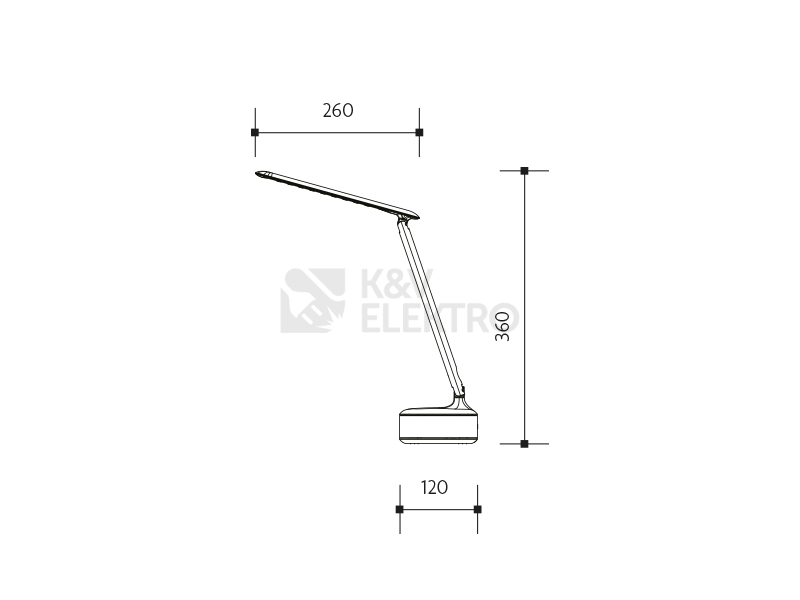 Obrázek produktu Stolní lampička LED Panlux ROBIN MUSIC černá s bluetooth reproduktorem PN15300019 2