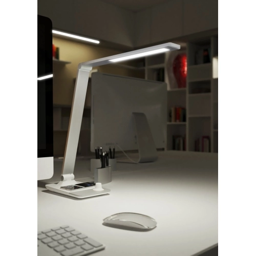 Stolní lampička LED Panlux MASTER bílá s bezdrátovým nabíjením nočním světlem stmívací PN15300020 (obrázek 3)