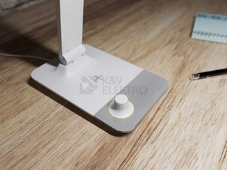Obrázek produktu Stolní lampička LED Panlux MASTER bílá s bezdrátovým nabíjením nočním světlem stmívací PN15300020 2