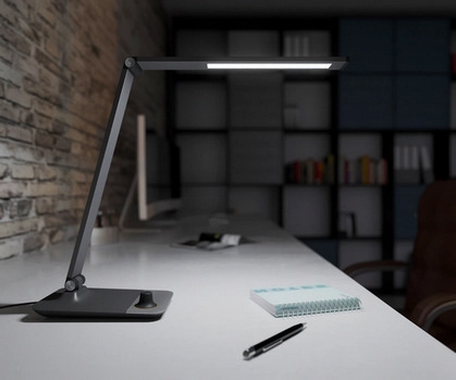 Stolní lampička LED Panlux MASTER šedá s bezdrátovým nabíjením nočním světlem stmívací PN15300021 (obrázek 8)